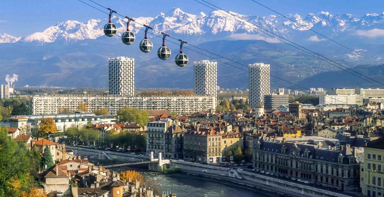 Logement Entier Grenoble Avec Vue Sur La Bastille Leilighet Eksteriør bilde